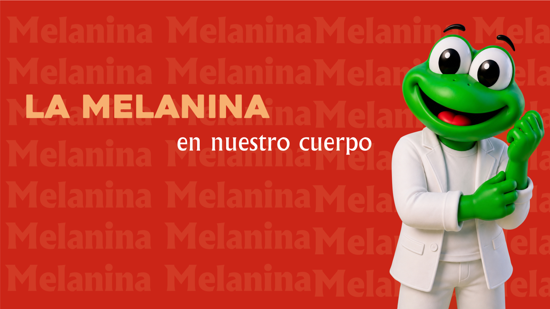 Franky dice que la melanina esta en nuestro cuerpo
