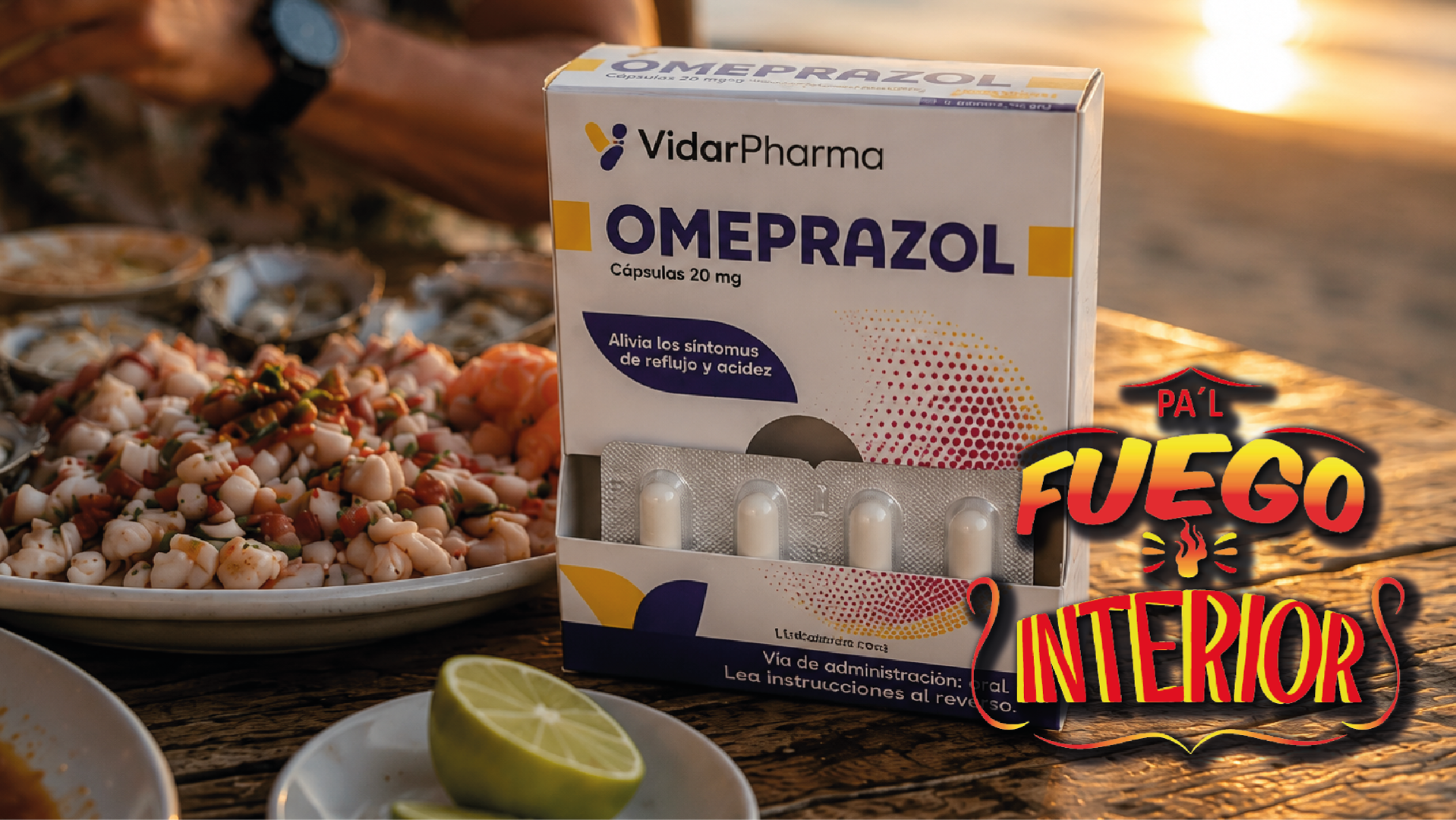 Omeprazol de VidarPharma disponible en Farmacias Sana Sana